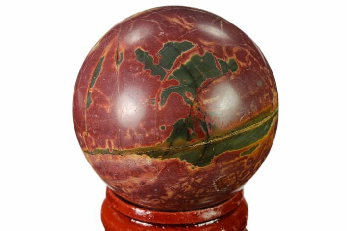 Polished Cherry Creek Jasper Sphere - China #136129